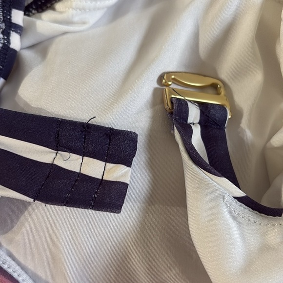 Lands' End pink/purple with white Stripes - Swimsuit - one piece - size XXL - Picture 3 of 6